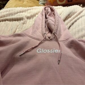 Glossier Blush Pink Hoodie